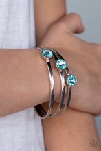 Load image into Gallery viewer, Be All You Can BEDAZZLE Bracelet - Blue
