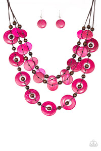 Catalina Coastin Necklace - Pink