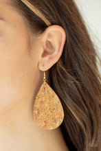 Load image into Gallery viewer, CORK It Over Earrings - Gold
