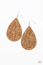 Load image into Gallery viewer, CORK It Over Earrings - Silver
