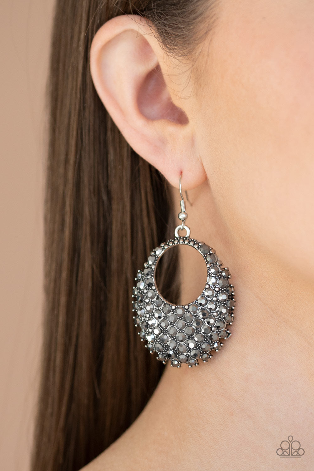 Fierce Flash Earrings - Silver