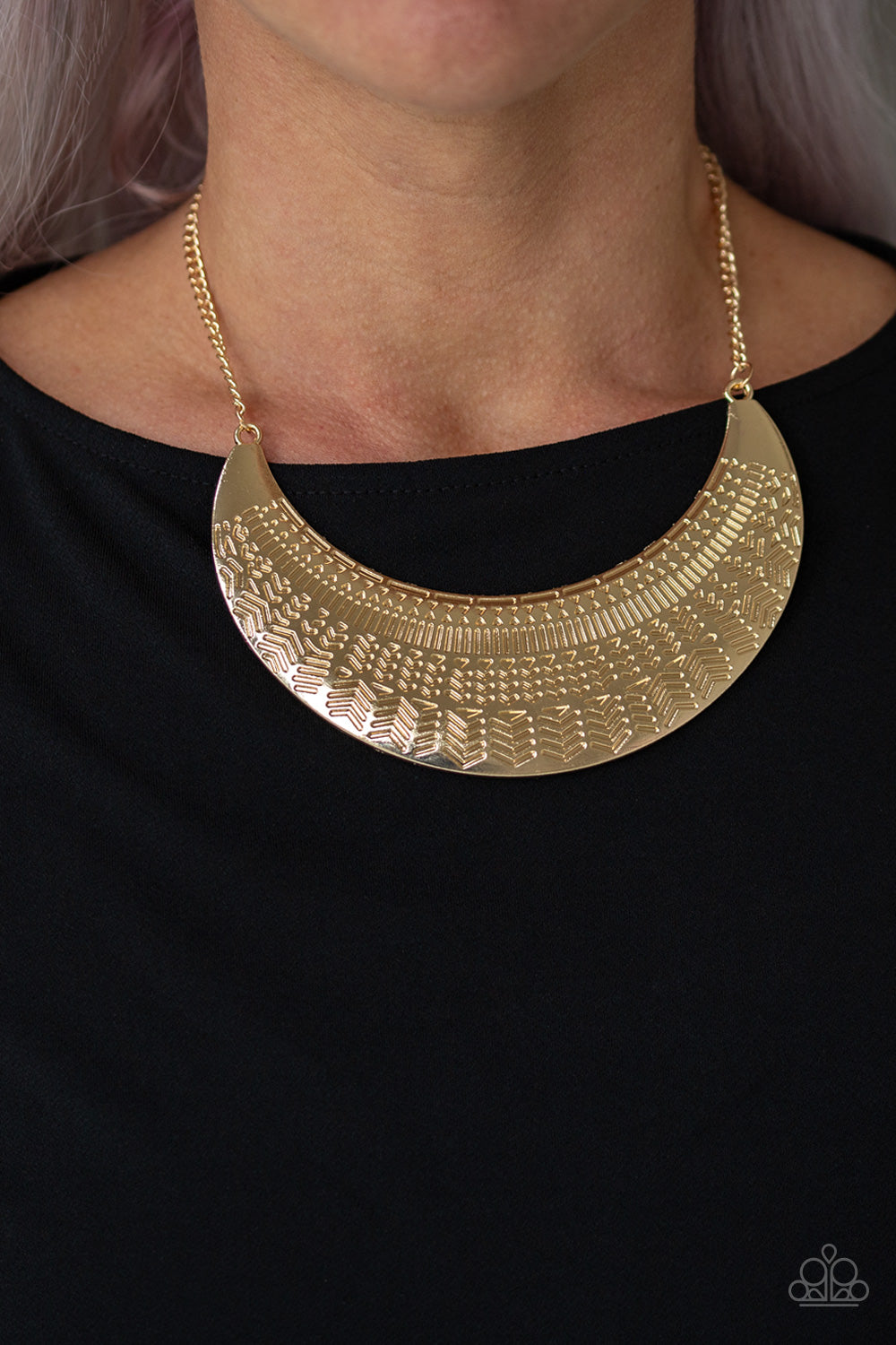 Large As Life Necklace - Gold