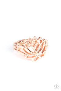 Lotus Lover Ring - Copper
