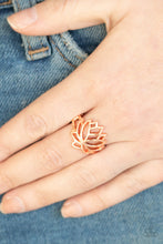 Load image into Gallery viewer, Lotus Lover Ring - Copper
