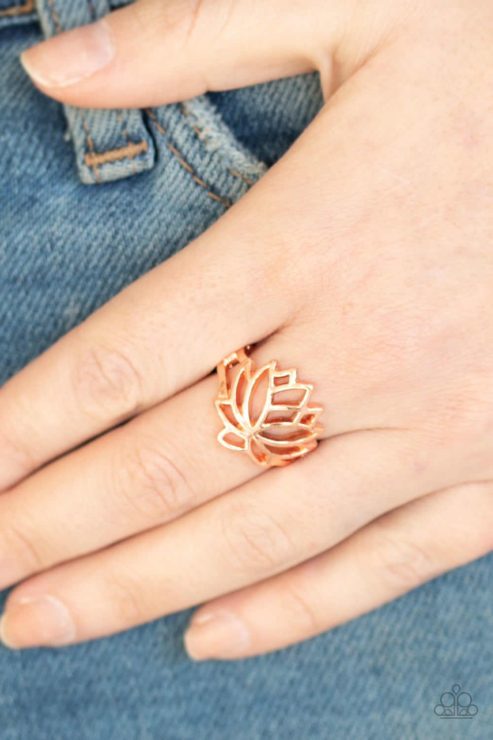 Lotus Lover Ring - Copper