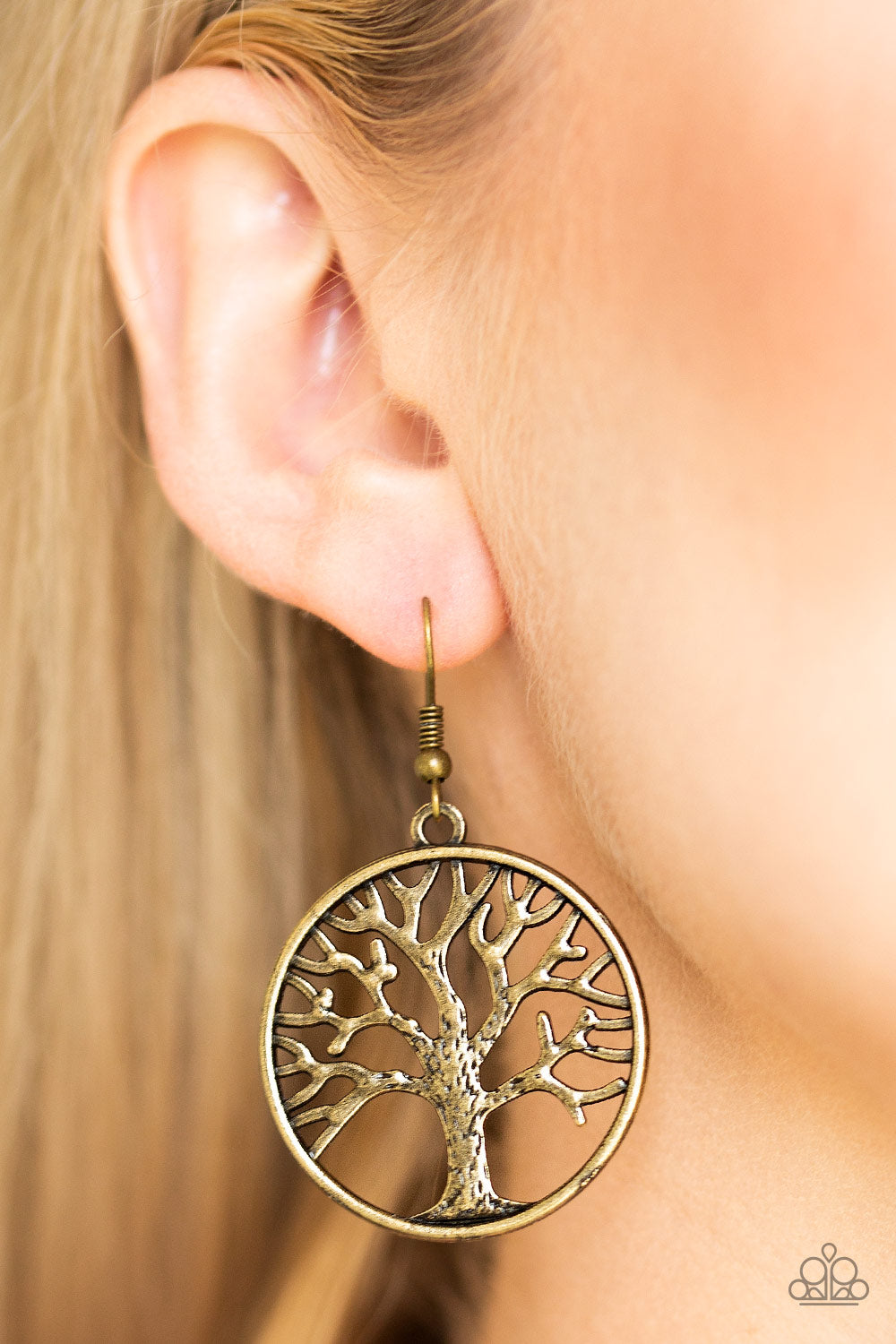 My TREEHOUSE Is Your TREEHOUSE Earrings - Brass