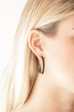 Load image into Gallery viewer, Rugged Retro Earrings - Brass
