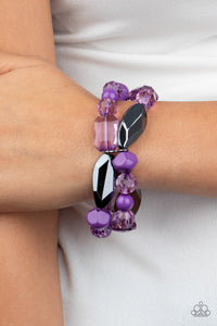 Rockin Rock Candy Bracelet - Purple