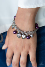 Load image into Gallery viewer, More Amour Bracelet - Purple
