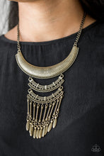 Load image into Gallery viewer, Eastern Empress Necklace - Brass
