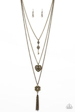 Load image into Gallery viewer, Love Opens All Doors Necklace - Brass
