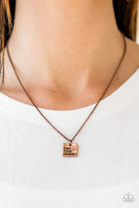 Own Your Journey Necklace - Copper