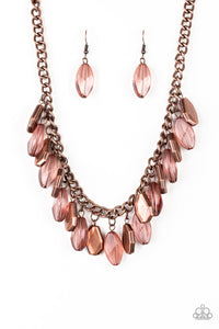 Fringe Fabulous Necklace - Copper