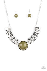 Egyptian Spell Necklace - Green