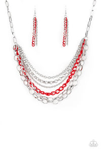 Color Bomb Necklaces - Red