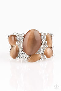 Modern Moonwalk Rings - Brown
