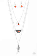 Load image into Gallery viewer, Sahara Sparrow Necklace - Orange
