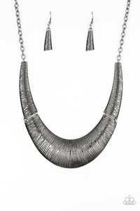 Feast or Famine Necklace - Black