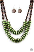 Load image into Gallery viewer, Dominican Disco Necklace - Green
