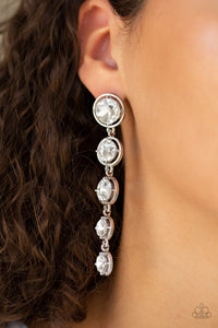 Drippin In Starlight Earrings - White