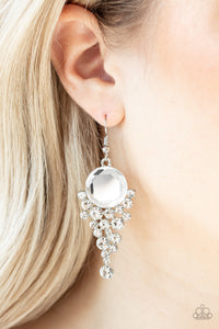 Elegantly Effervescent Earrings - White