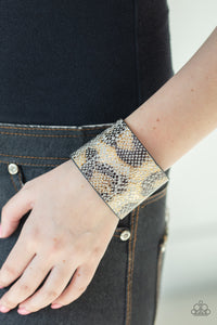 Serpent Shimmer Bracelet - Silver