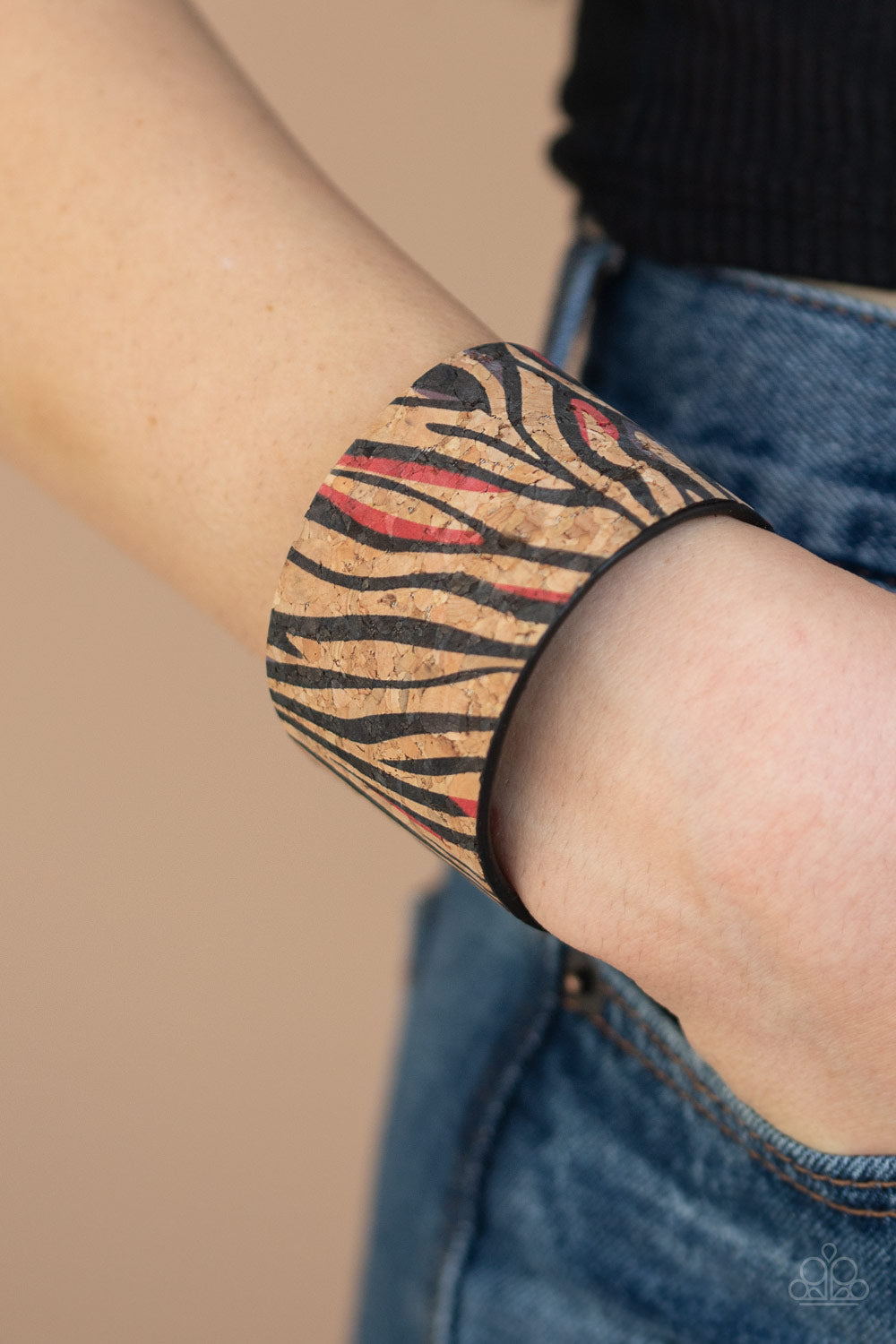 Zebra Zone Bracelet - Red