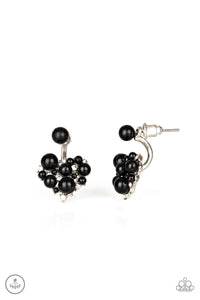 Star-Studded Success Earrings - Black