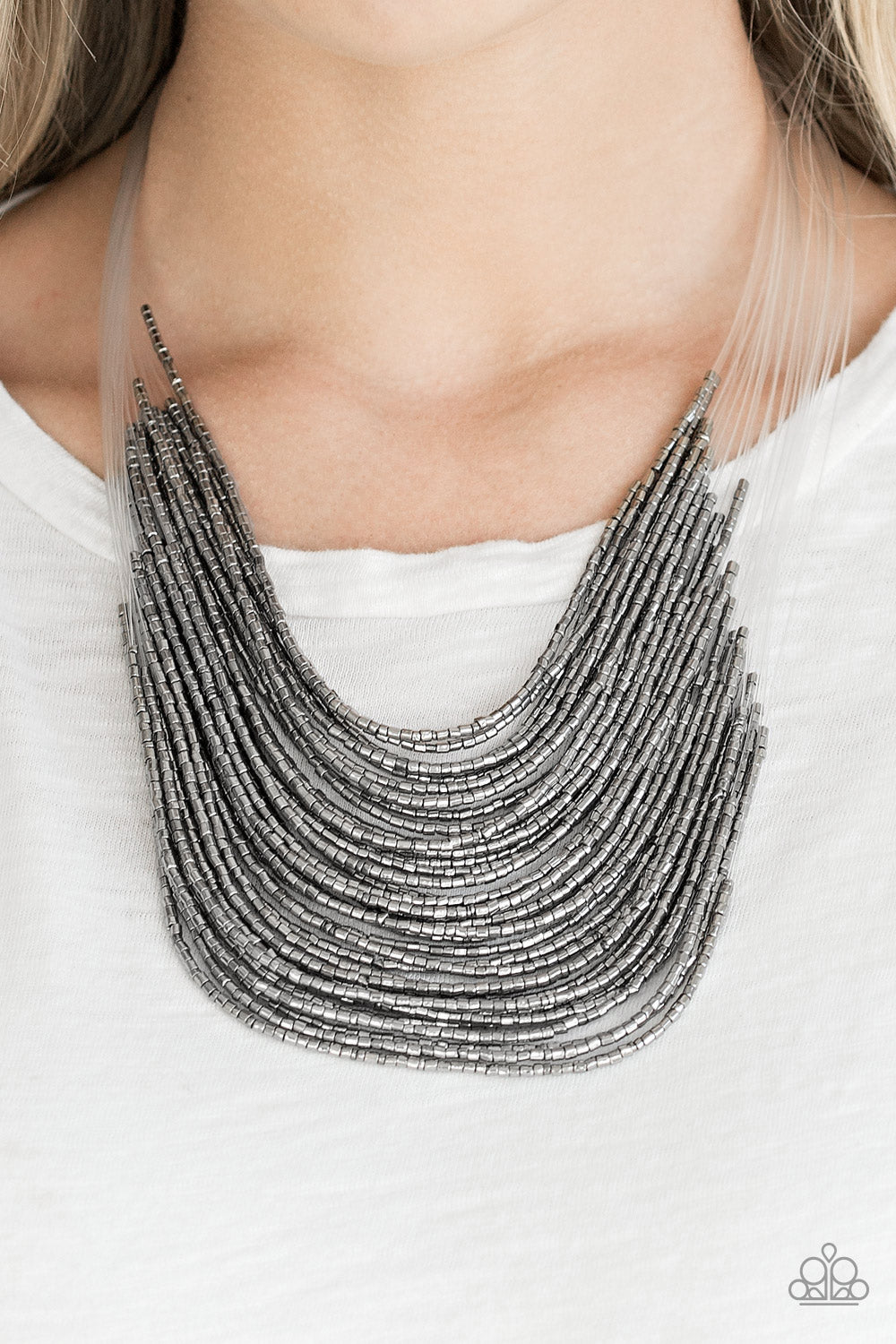 Catwalk Queen Necklace - Black