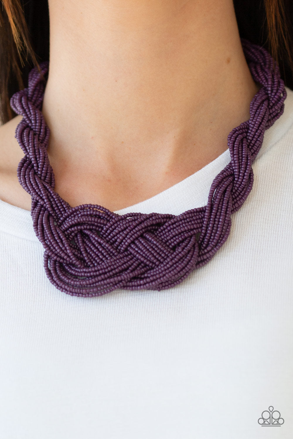 A Standing Ovation Necklace - Purple