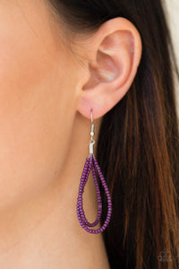 A Standing Ovation Necklace - Purple