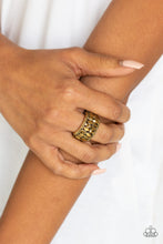Load image into Gallery viewer, Treasure Trove Tribute Ring - Brass

