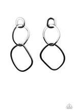 Load image into Gallery viewer, Twisted Trio Earrings - Black
