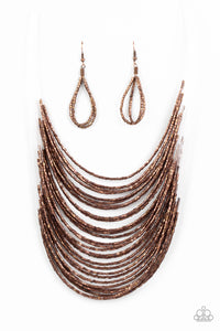 Catwalk Queen Necklace - Copper