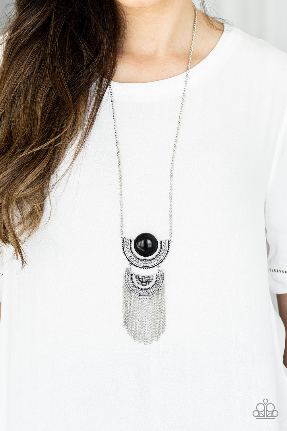 Desert Diviner  Necklace - Black