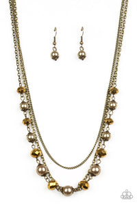 Tour de Demure Necklace - Brass