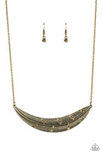 Load image into Gallery viewer, Say You QUILL Necklace - Brass
