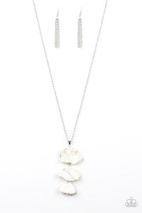 On The ROAM Again Necklaces - White