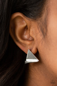 Die TRI-ing Earrings - Silver