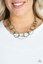 Load image into Gallery viewer, Space Walk Necklace - Brass
