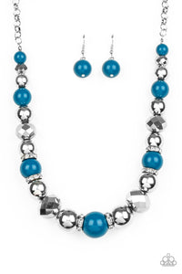 Weekend Party Necklace - Blue