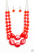 Load image into Gallery viewer, Beach Glam Necklace - Red

