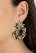 Load image into Gallery viewer, Texture Takeover Earrings - Brass
