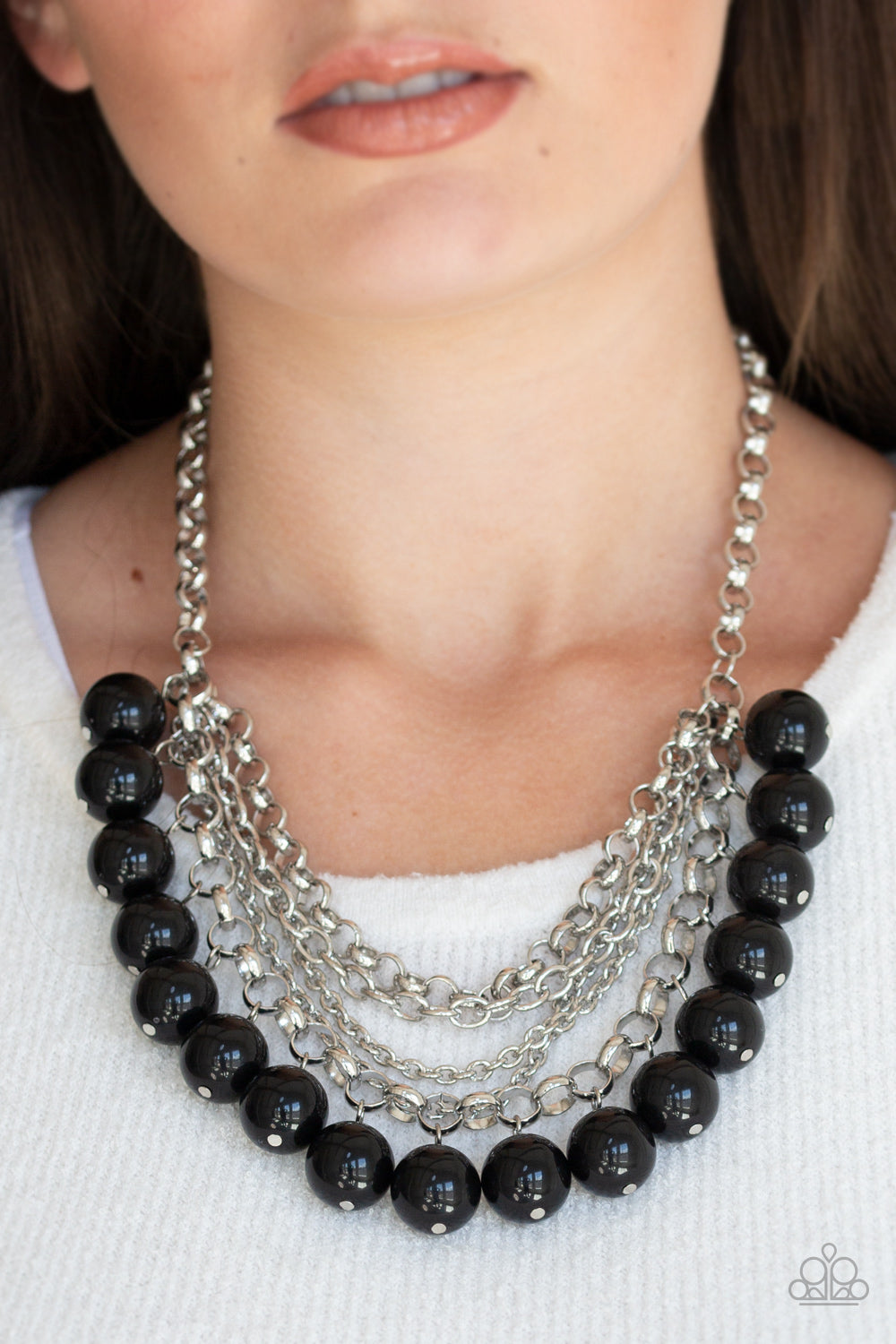 One-Way WALL STREET Necklaces - Black