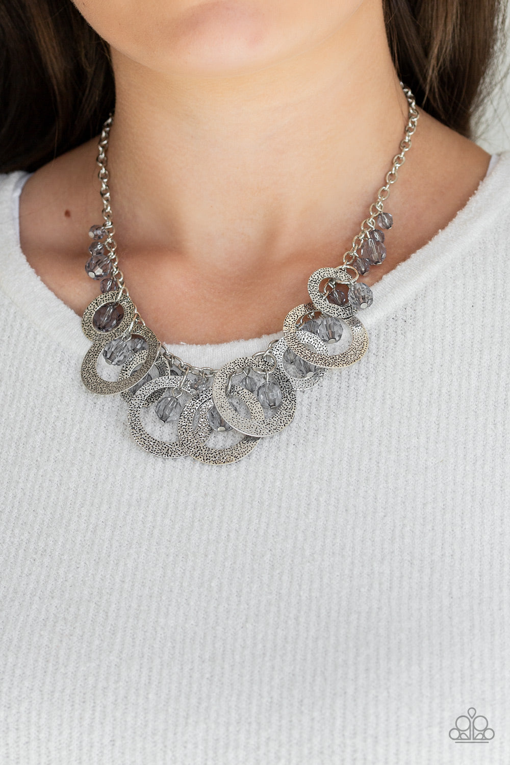 Turn It Up Necklace - Silver