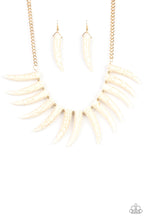 Load image into Gallery viewer, Tusk Tundra Necklace - White
