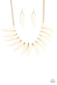 Tusk Tundra Necklace - White