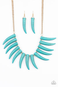 Tusk Tundra Necklace - Blue