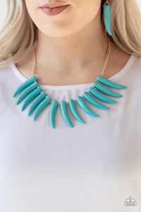 Tusk Tundra Necklace - Blue