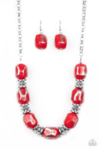 Girl Grit Necklace - Red